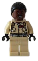 LEGO Minifigure-Dr. Winston Zeddemore - No Proton Pack-LEGO Ideas (CUUSOO) / Ghostbusters-GB004I-Creative Brick Builders